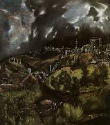 El Greco View of Toledo oil on canvas